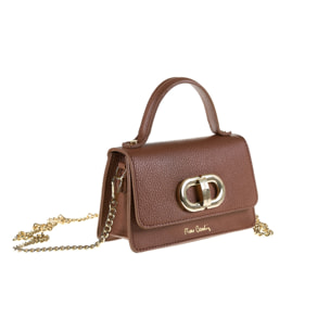 Borsa a mano da donna Made in Italy - Modello Aurélia Nova - 100% pelle - 19.5 x 10.0 x 7.0 cm