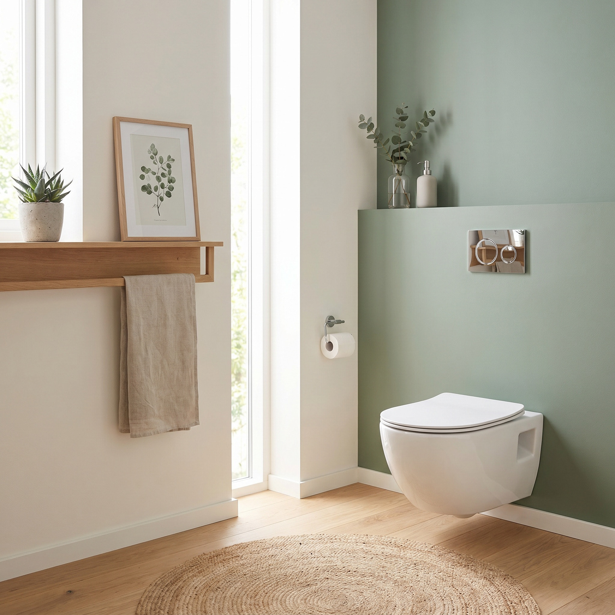 Project WC suspendu sans bride avec abatant softclose, blanc (SATWCPRO010RREXP)