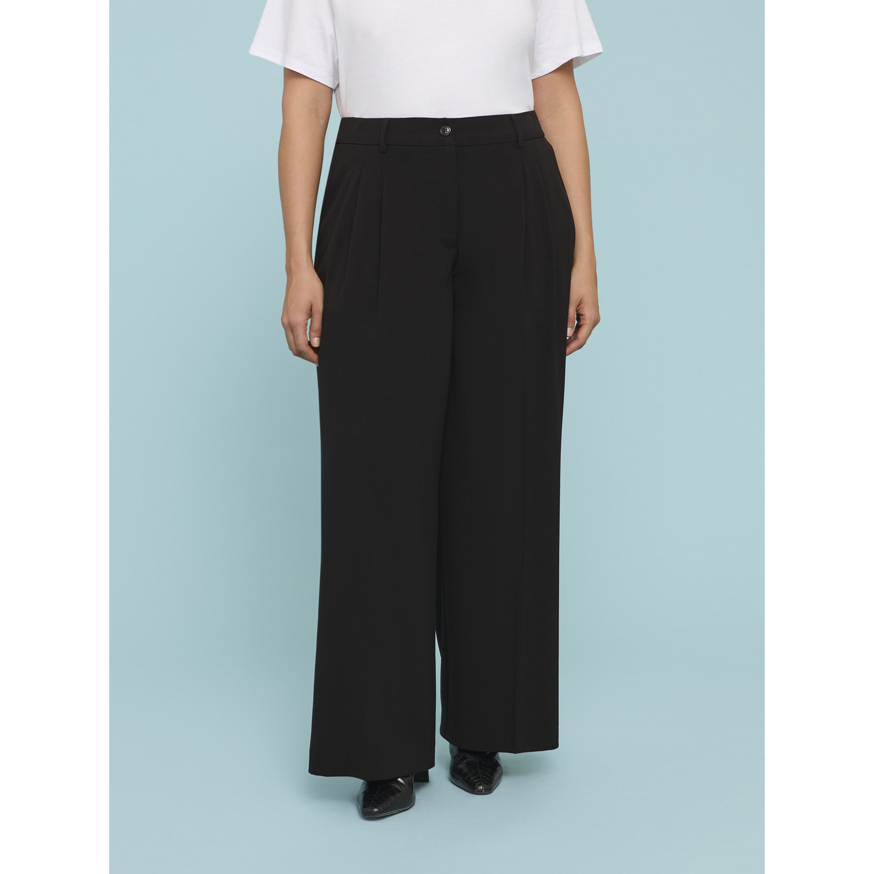 Fiorella Rubino - Pantaloni Wide Leg - Nero