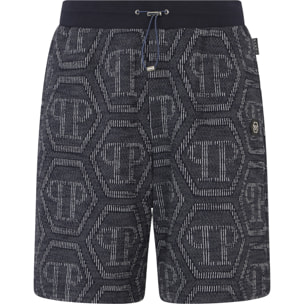 PHILIPP PLEIN Jacquard Shorts Monogram
