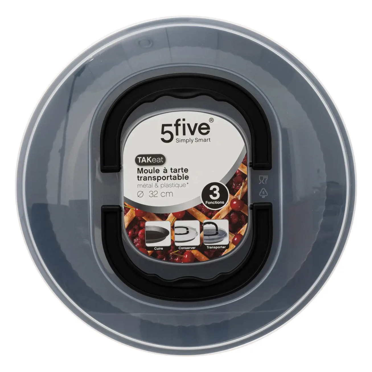 Moule à tarte 32cm avec couvercle "TakEat"