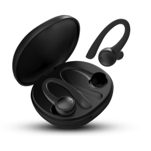 Auriculares TWS T7 Pro deportivos anti caída, Bluetooth 5.0, batería de 40mAh y base de carga de 400mAh