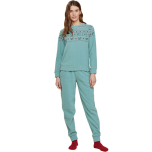 Pigiama donna micropile winter Noidinotte