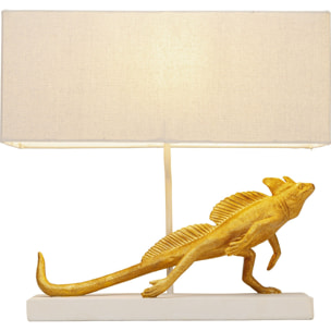Lampe iguane doré Kare Design