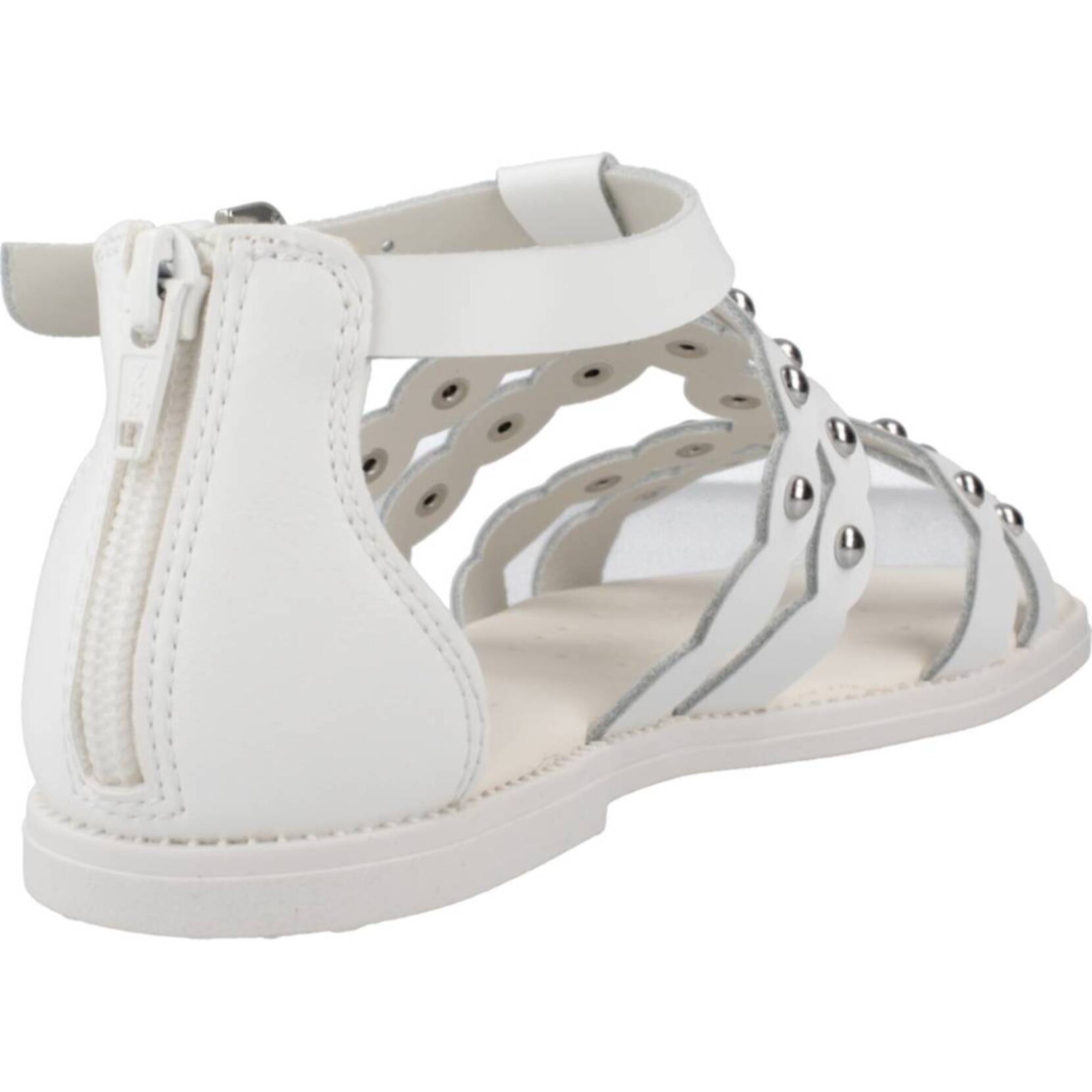 Sandalias Niña de la marca GEOX  modelo J SANDAL KARLY GIRL BLANCO