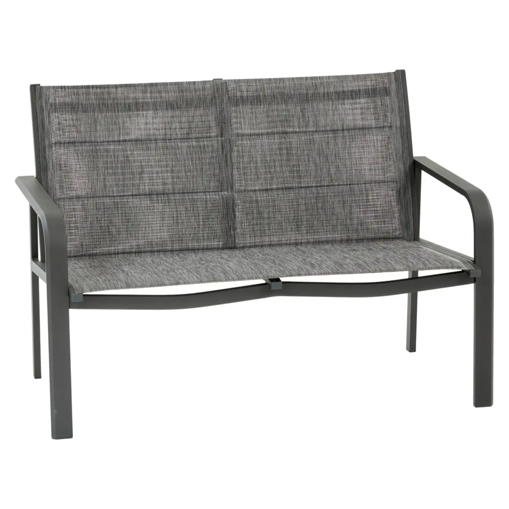 Salon de jardin Piazza 4 places gris graphite