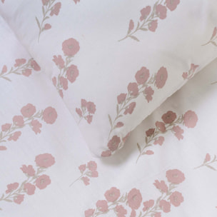 Funda nórdica algodón nundia topo/rosa keike