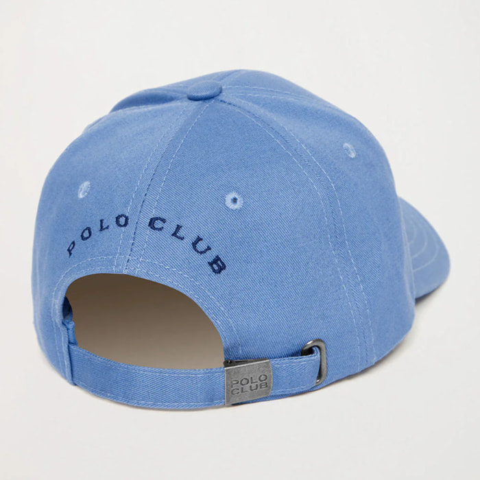 Cappellino blu chiaro con logo ricamato Rigby Go