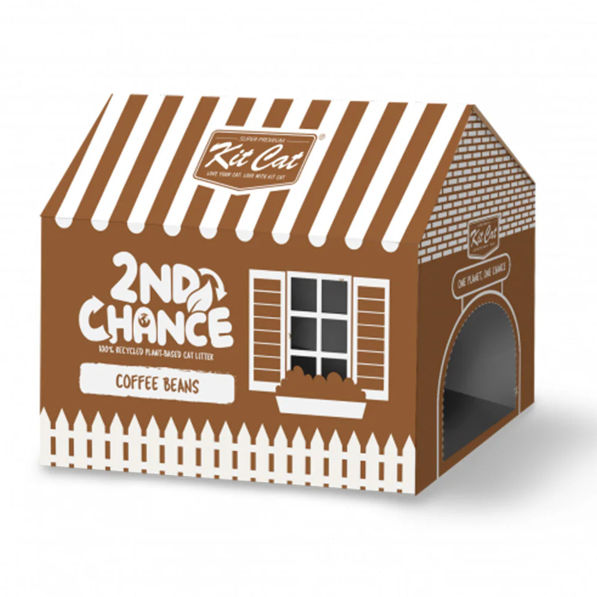 Pack 6 Kit Cat Arena Eco 2nd Chance - Coffee Beans (Natural) 2,5 Kg Semillas de Café , Guisante y Yuca