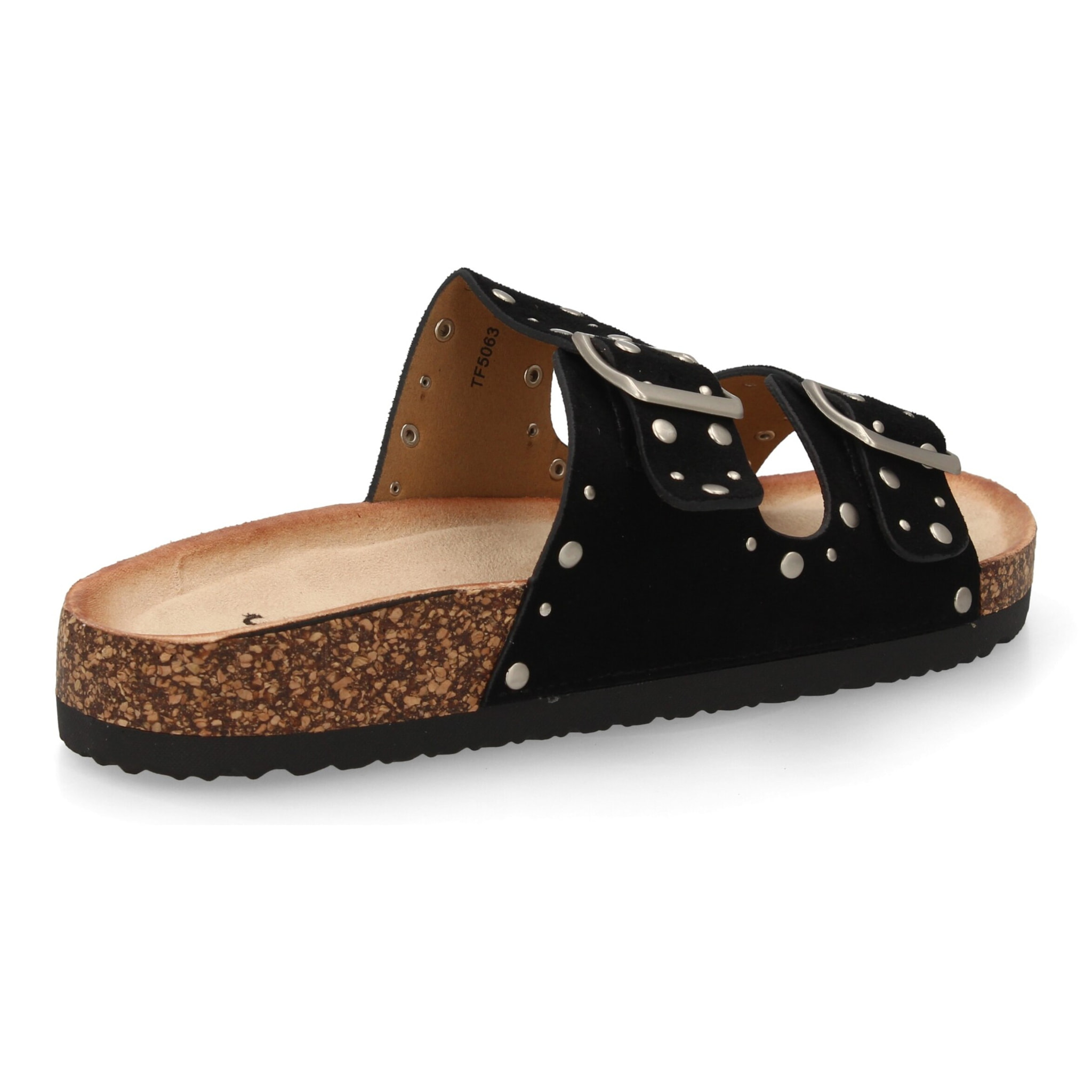 Sandalia bio mujer cómoda con tachuelas