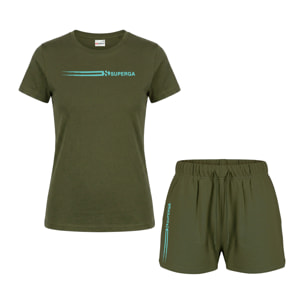 Completo Donna SUPERGA Cotone Jersey Manica Corta