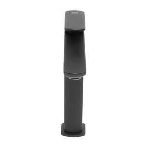 Mitigeur lavabo haut Feel, sans bonde, noir mat SATBSFEEL285C avec une garantie de 5 ans