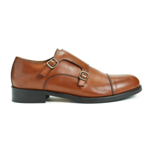 Monk Strap British Passport marrone tan