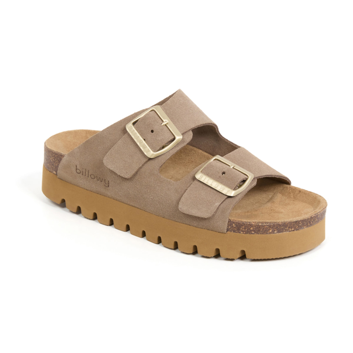 Sandalia Plataforma Marron Mujer BILLOWY MARRON