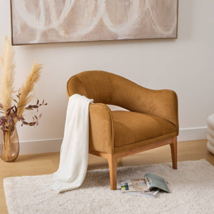 Fauteuil "Libor" camel