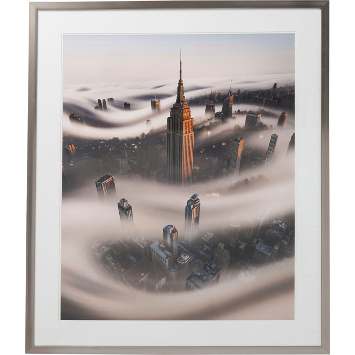Affiche encadrée New York tempête 90x100cm Kare Design