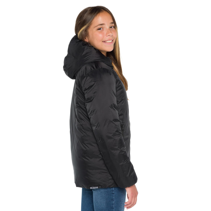 Chaqueta Unisex Hot Buttered reversible Kanaka tejido técnico color negro