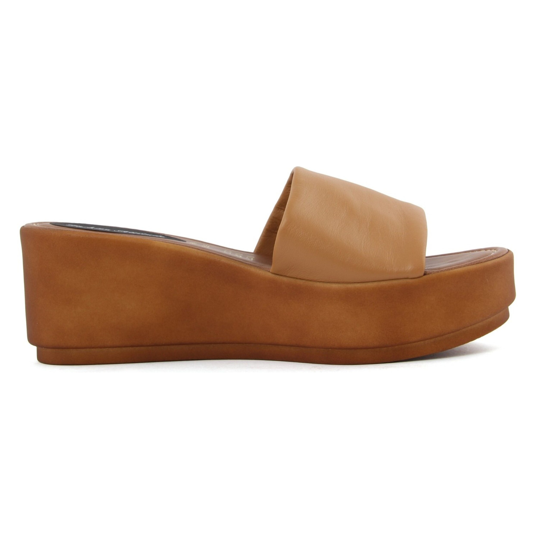 Sandali Donna In Pelle Colore Cuoio-Altezza Tacco: 6,7 cm