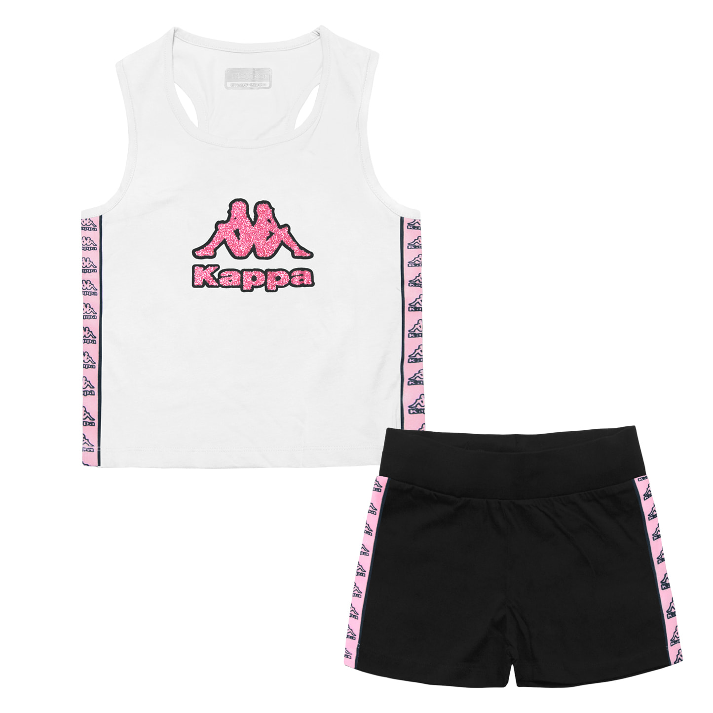 Completo Corto Bimba Ragazza KAPPA Cotone