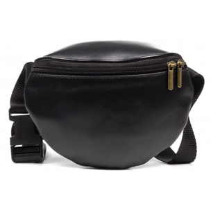 Airasca Marsupio in pelle autentica finitura Sauvage.