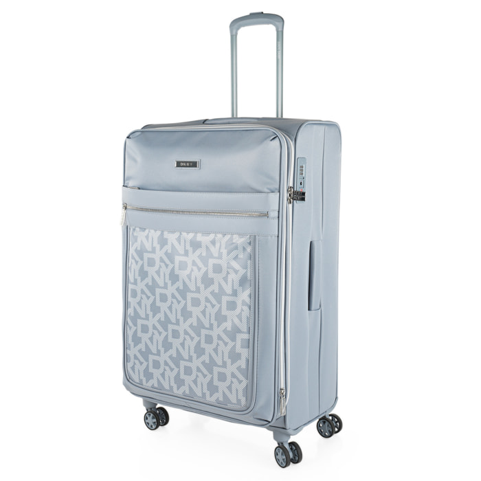 Maleta Eva Grande Dkny Dkny-624 After Hours Storm Grey Logo Print