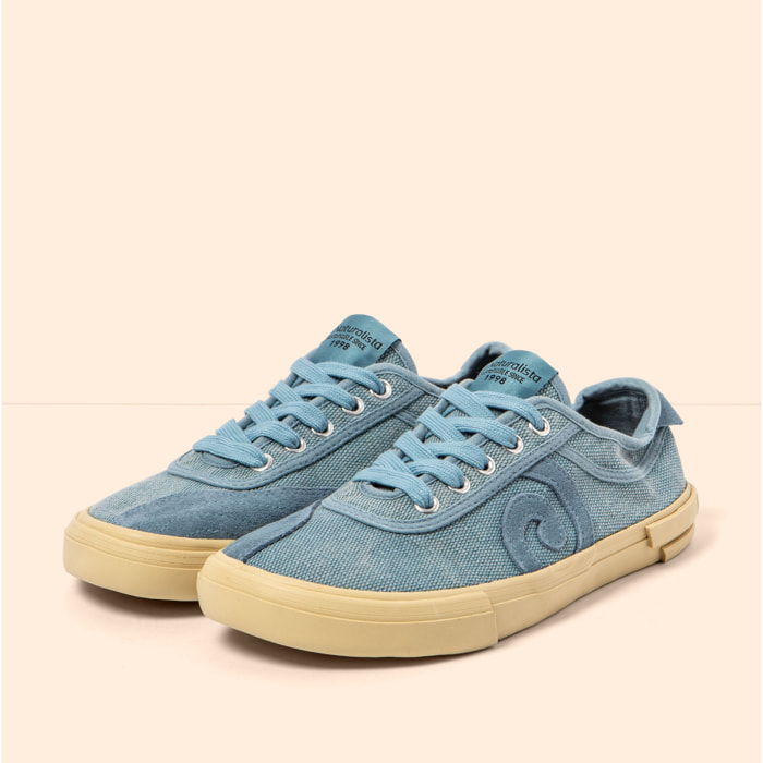 Zapatos N5953 WASHED COTTON BLUE/TEKO color Blue