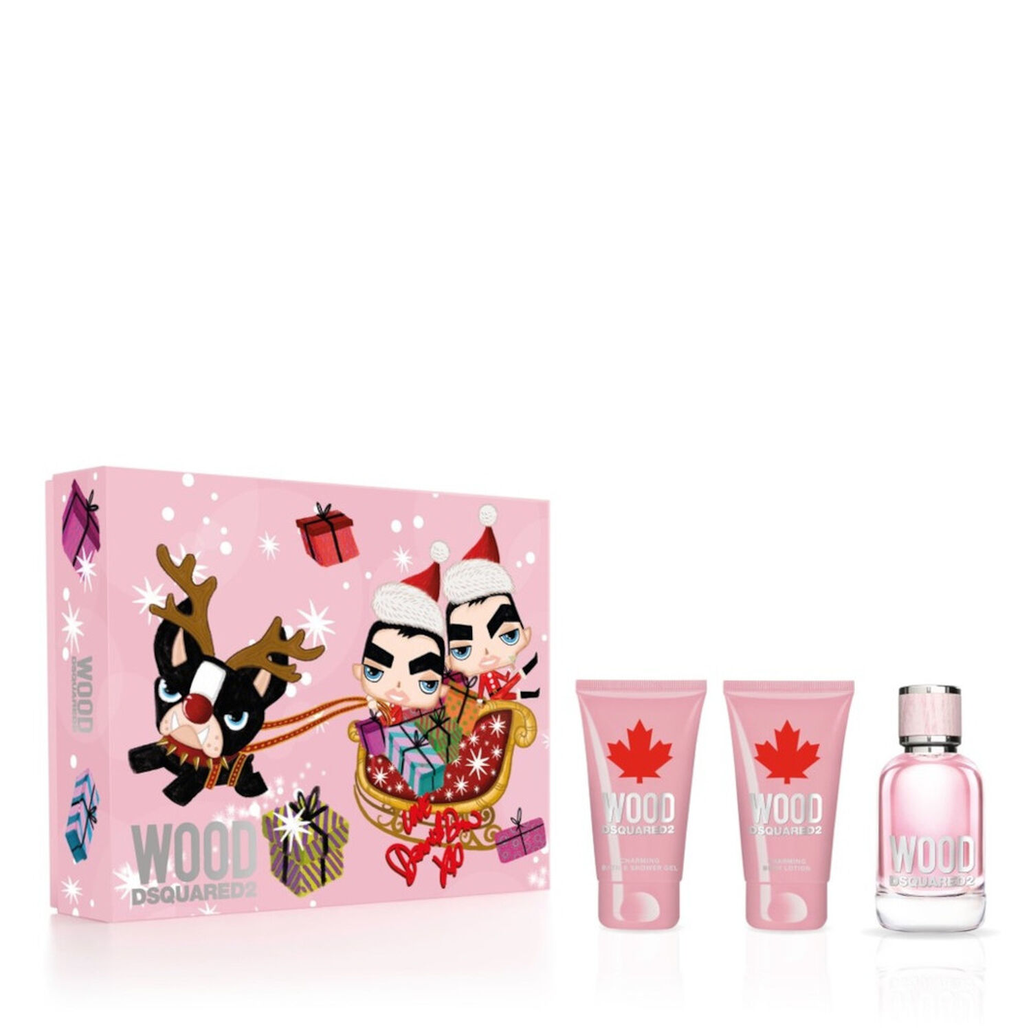 Wood Femme - Coffret Eau de toilette 50ml + 2 Produits