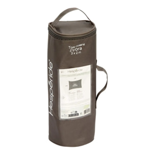 Voile d'ombrage Elyora 3x2m gris ardoise