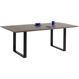 Table Symphony noyer noire Kare Design