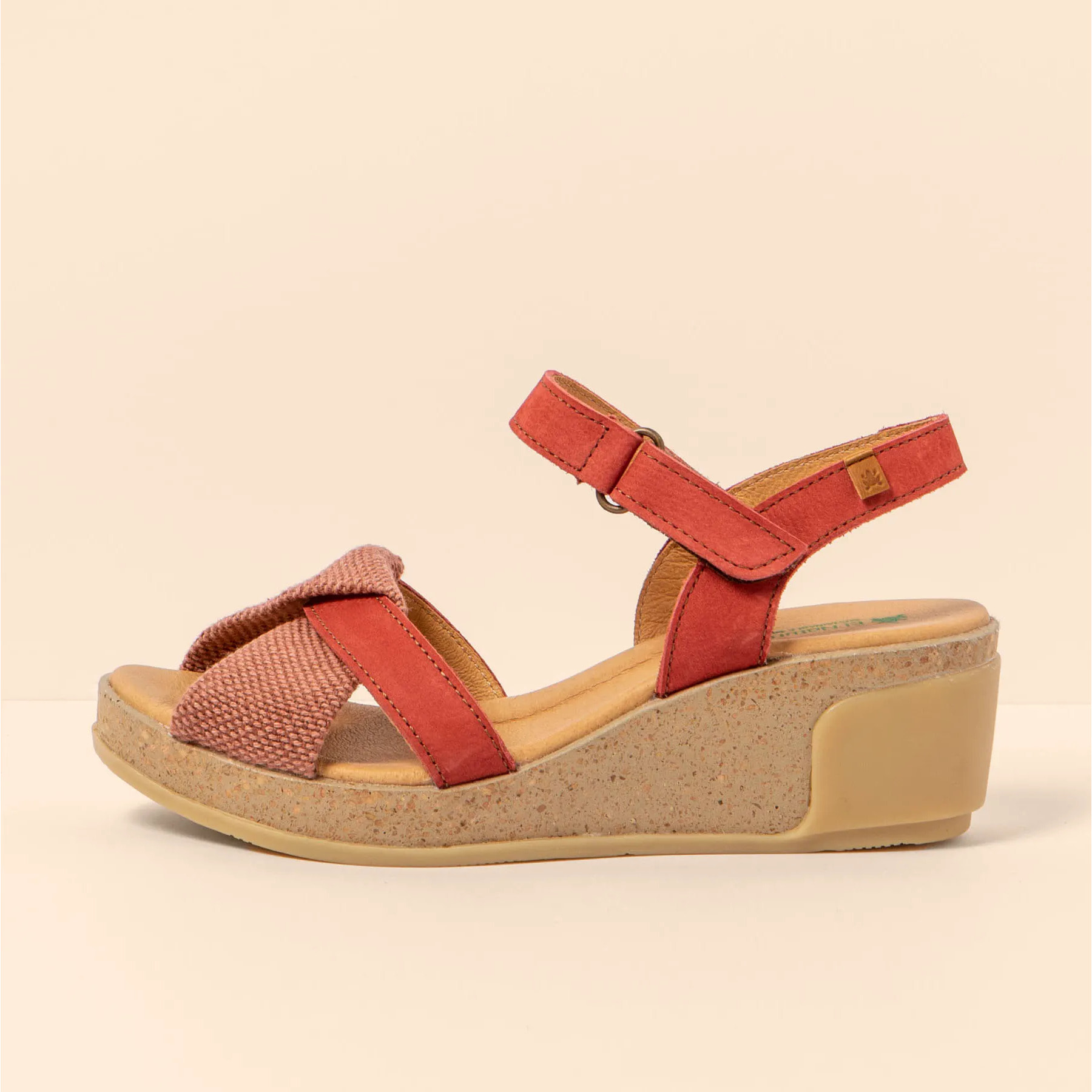 Sandalias N5038 PLEASANT-LINO FRAMBUESA / LEAVES color Frambuesa