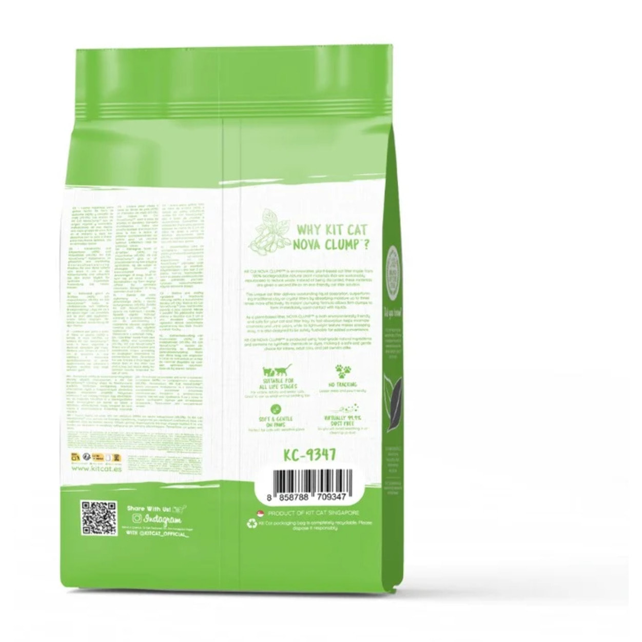 Pack 2x Kit Cat Arena Eco Nova Pack Ahorro - Green Tea 7 L Arena para gatos