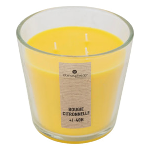 Bougie parfumée citronnelle 500g