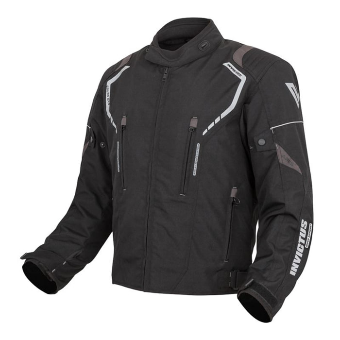 CHAQUETA DE MOTO INVICTUS ARES COLOR GRIS TALLA 2XL