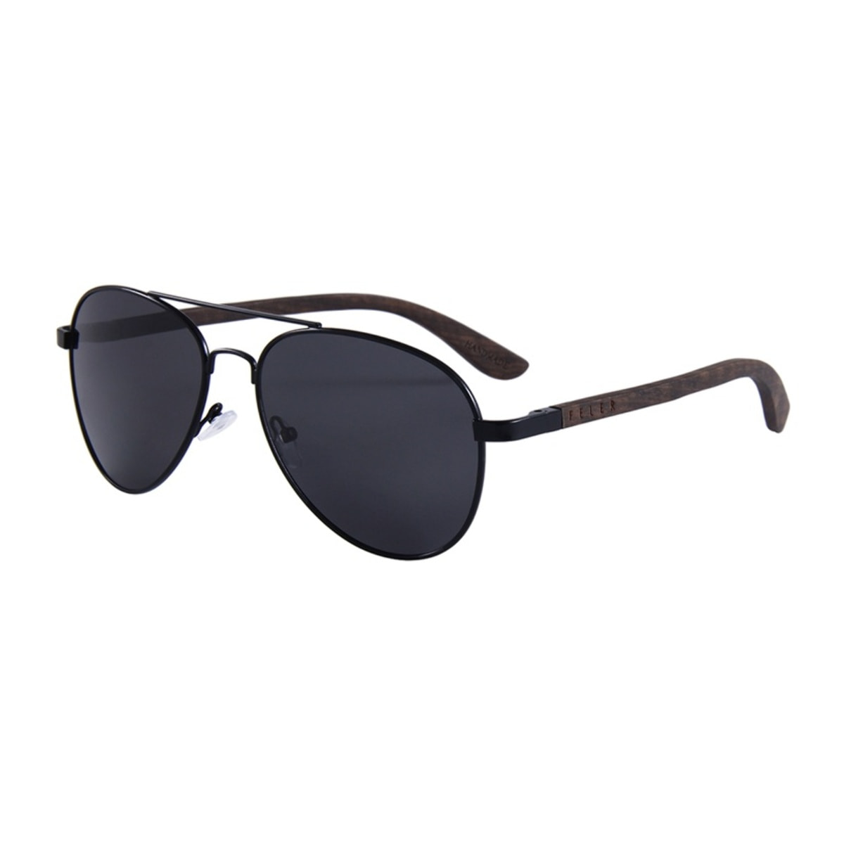 Gafas de Sol Feler 1705-1 - BLACK Polarizadas de Madera Unisex 54 mm