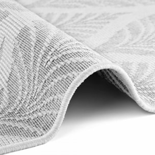 Tapis exterieur kilim nature floral, structure authentique, feka