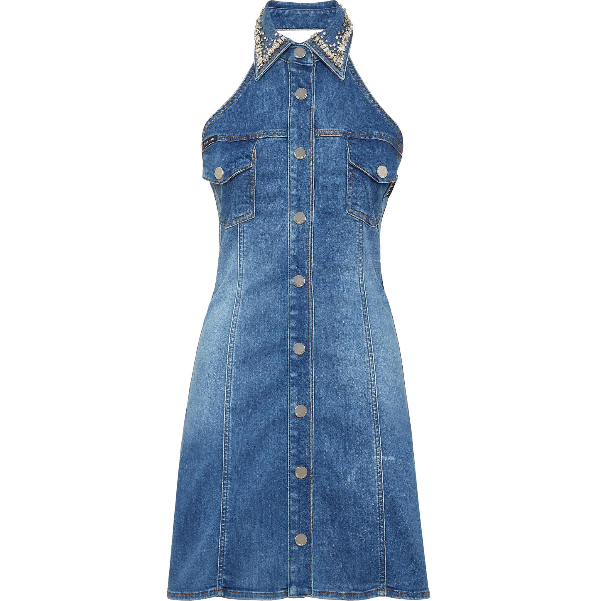PHILIPP PLEIN Vestido vaquero