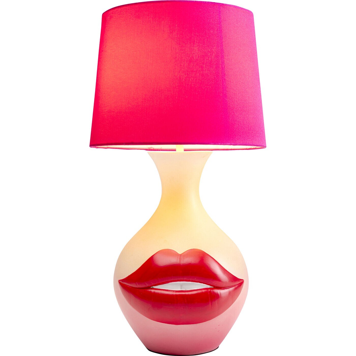 Lampe lèvres rouges 43cm Kare Design