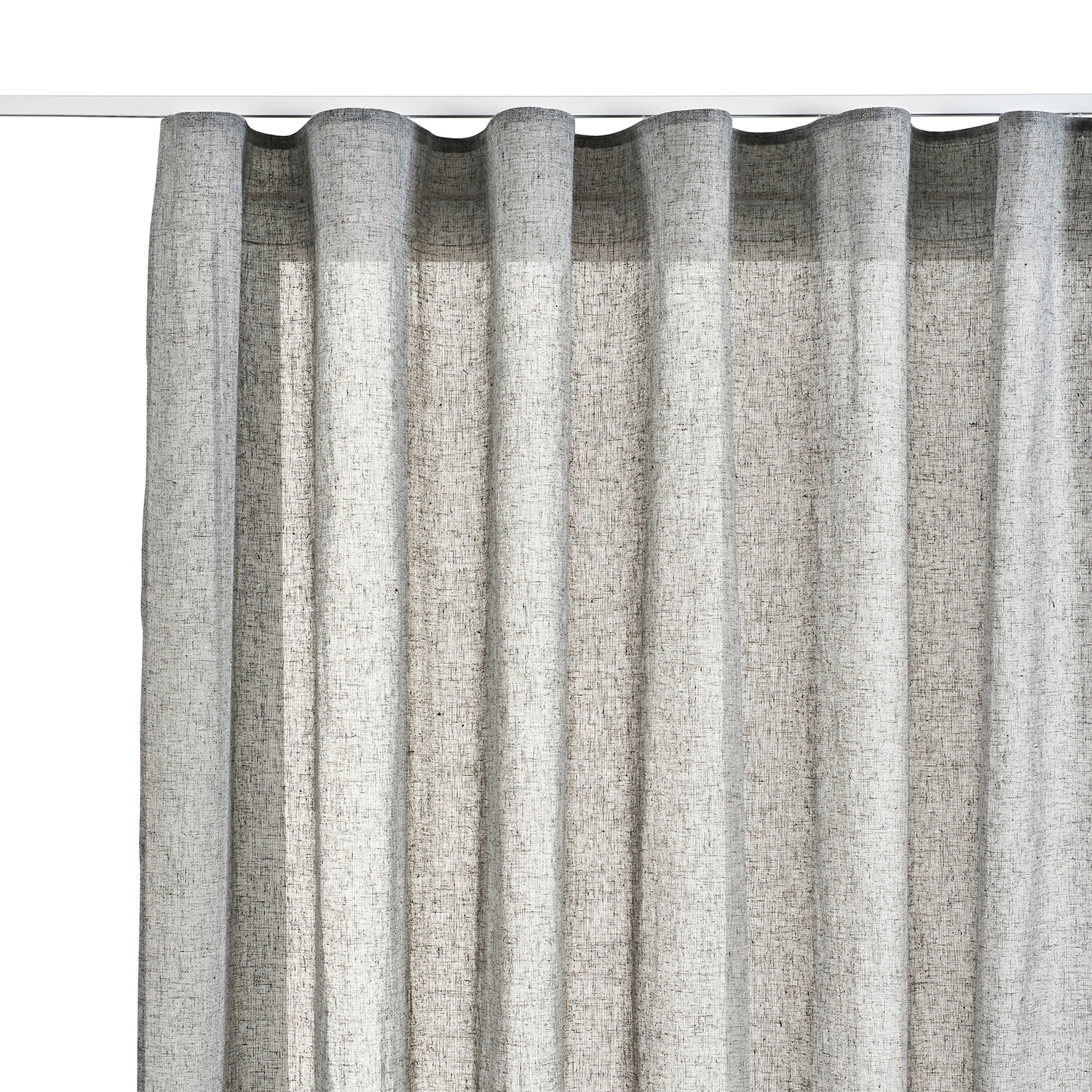 Cortina LINUM XXL con cinta Gris 200X300