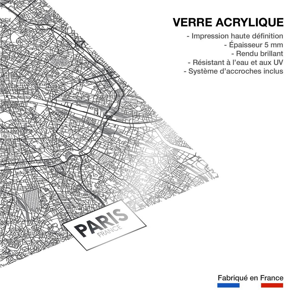 Tableau paris france Tableau plexiglas