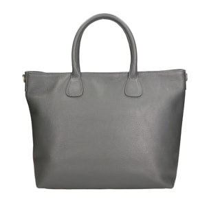 Borsa a spalla da Donna Wladimira in Vera Pelle Made in Italy 43x33x9 cm