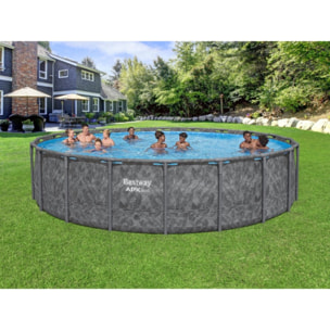 Bestway Piscine hors sol tubulaire ronde Bestway APX 365 610 x 132 cm gris sans accessoires