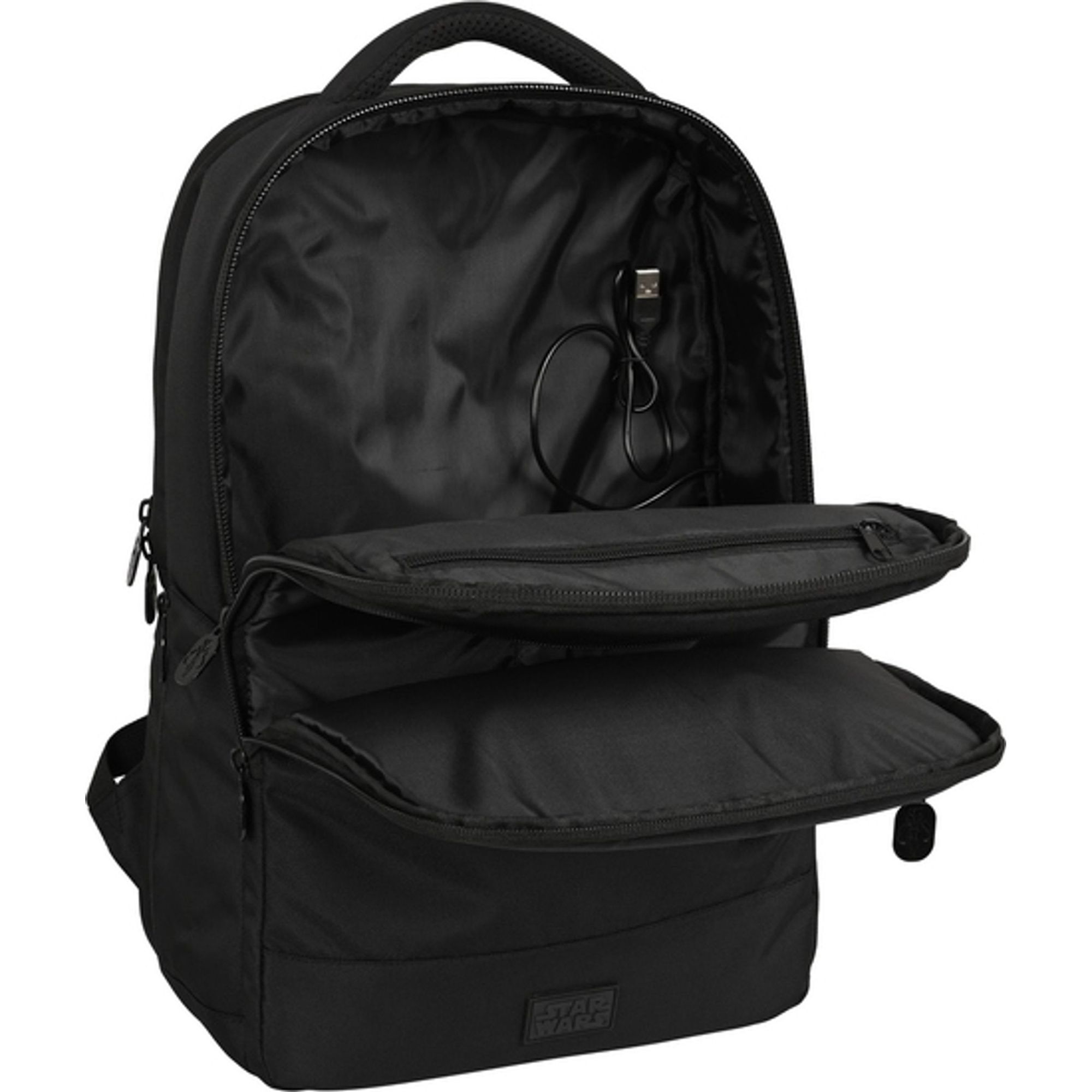 Mochila portatil 15,6"+tablet+usb the mandalorian teen