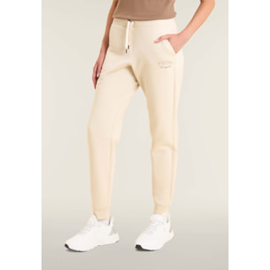 Pantaloni sportivi con fondo a polsino e coulisse