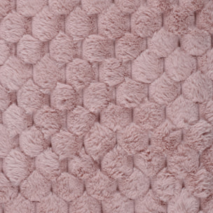 Plaid - HOME DECO FACTORY - Opulence - Imitation Fourrure - Rose