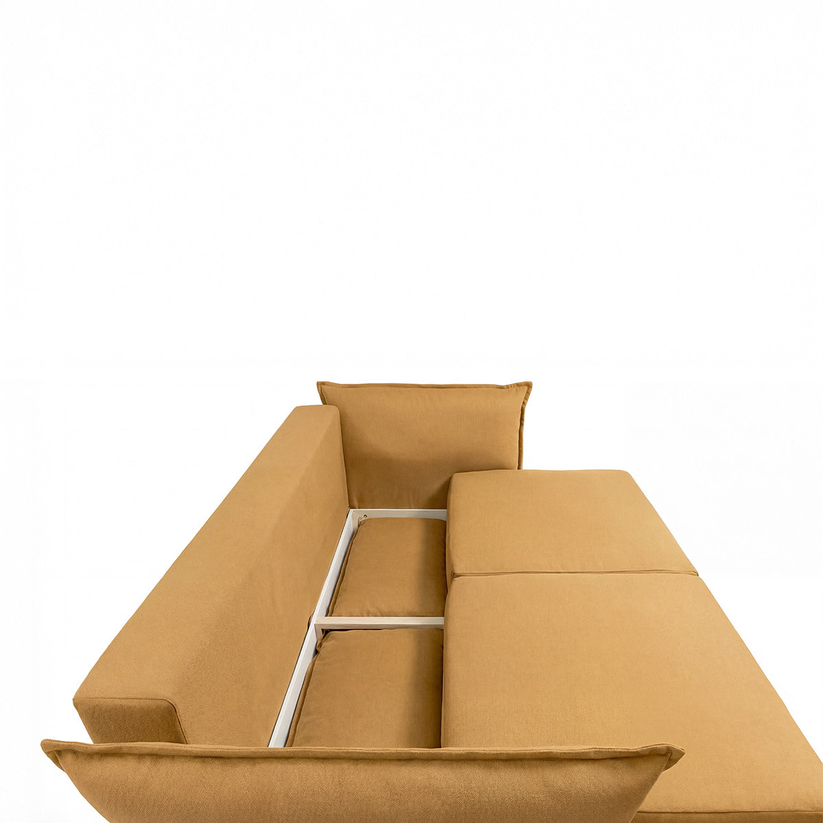 Canapé Tissu Droit Convertible Verduro - 3 Places