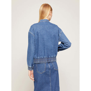 Motivi - Bomber in denim - Blu