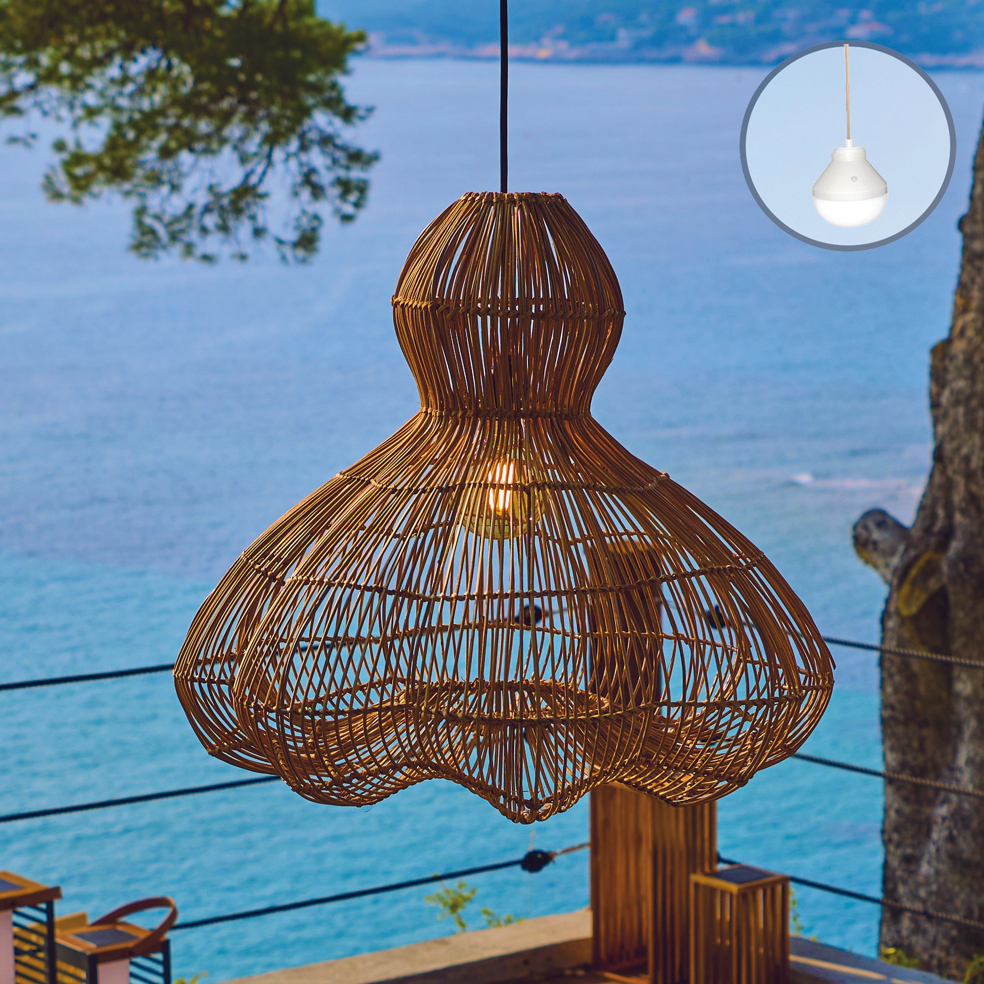 Suspension sans fil RONDA RGB D60CM