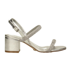 Sandali Donna Tata Italia Argentato