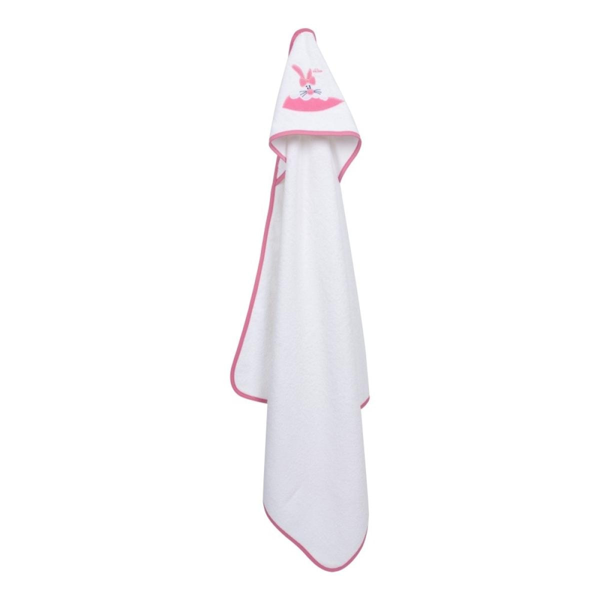 Cape de bain 90x90 cm Rose