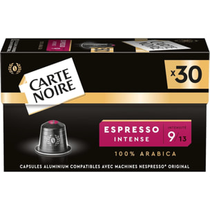 Capsules Compatibles Nespresso Aluminium Espresso N9 Intense x30